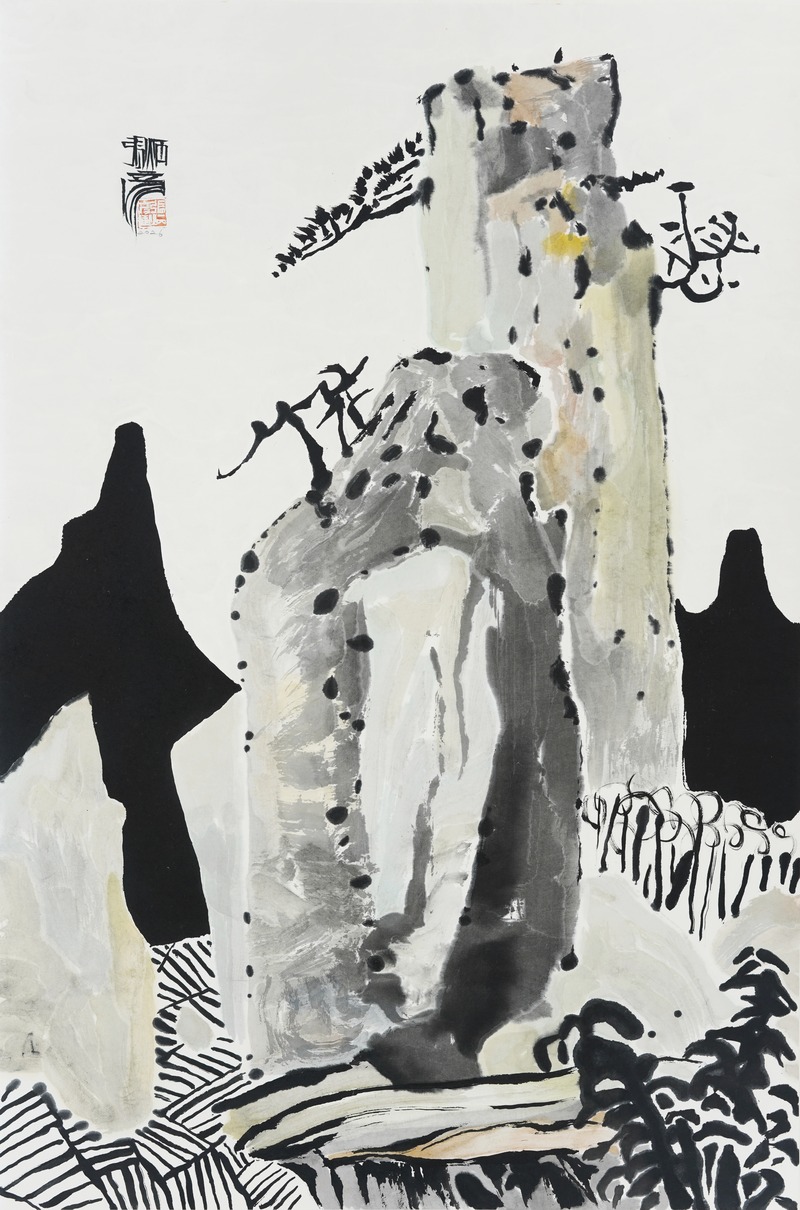 장병언, Landscape in Mind, ink_and_light_color_on_paper, painting, 2026